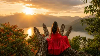 Wanagiri Hidden Hills Bali: Swing Views Over Twin Lakes
